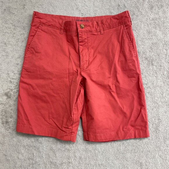 NEW Izod Men's Size 32 Red Chino Shorts Cotton Blend - Picture 2 of 7